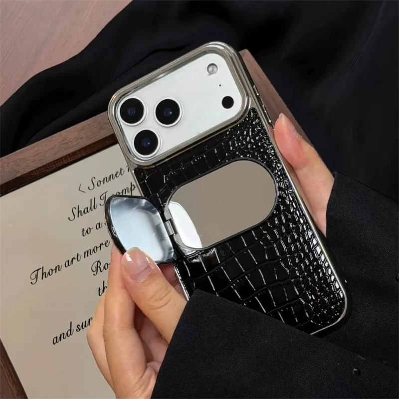 Phone Accessories Useful - Luxuriöse Handyhülle aus Leder mit Krokodilleder-Muster